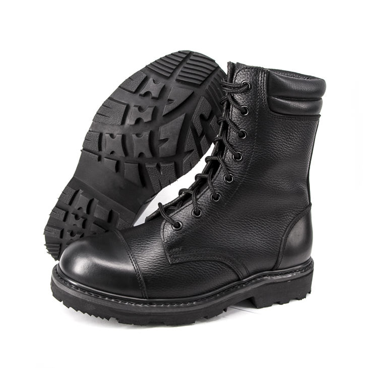 Bottes de cuir authentiques à pied imperméables 6229