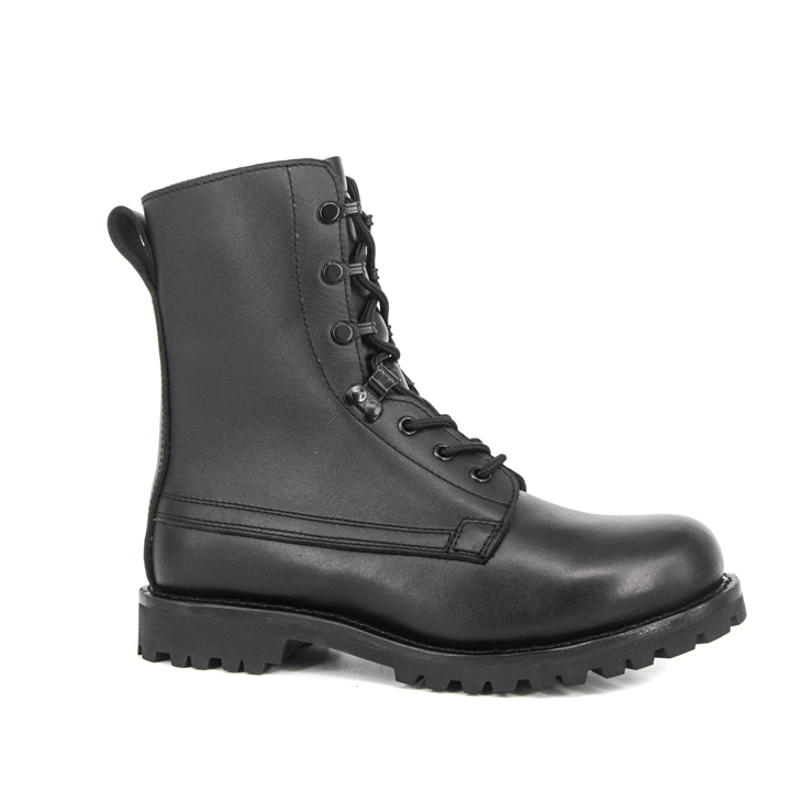Police britannique travaillant des bottes en cuir complètes 6222
