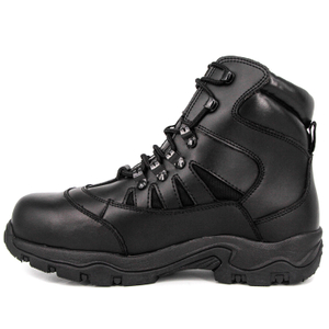 Boots tactiques militaires de la cheville noire 4104