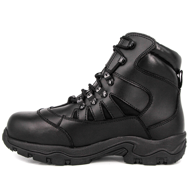 Boots tactiques militaires de la cheville noire 4104