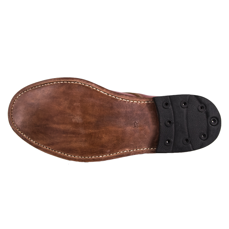 Police militaire de l'armée Brown Ankle Dress Office Chaussures 1243