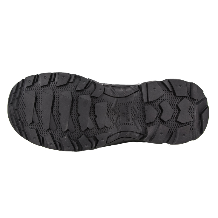 Bottes en cuir complet de tactique noir durable 6235 