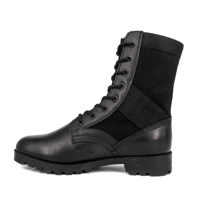 Bottes de jungle militaire tactique noire au Royaume-Uni 5237