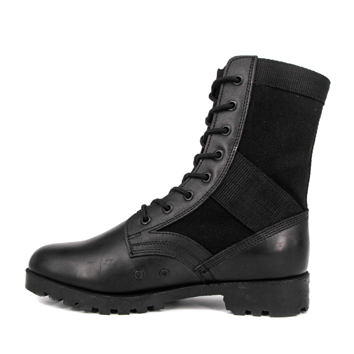 Bottes de jungle militaire tactique noire au Royaume-Uni 5237