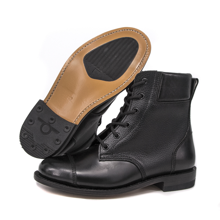 Randonnée à la cheville authentique bottes en cuir 6113