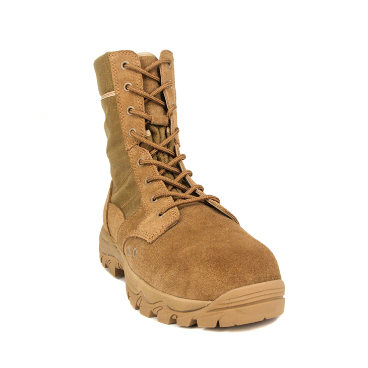 Men de gros hommes Brown Color Military Desert Boot 