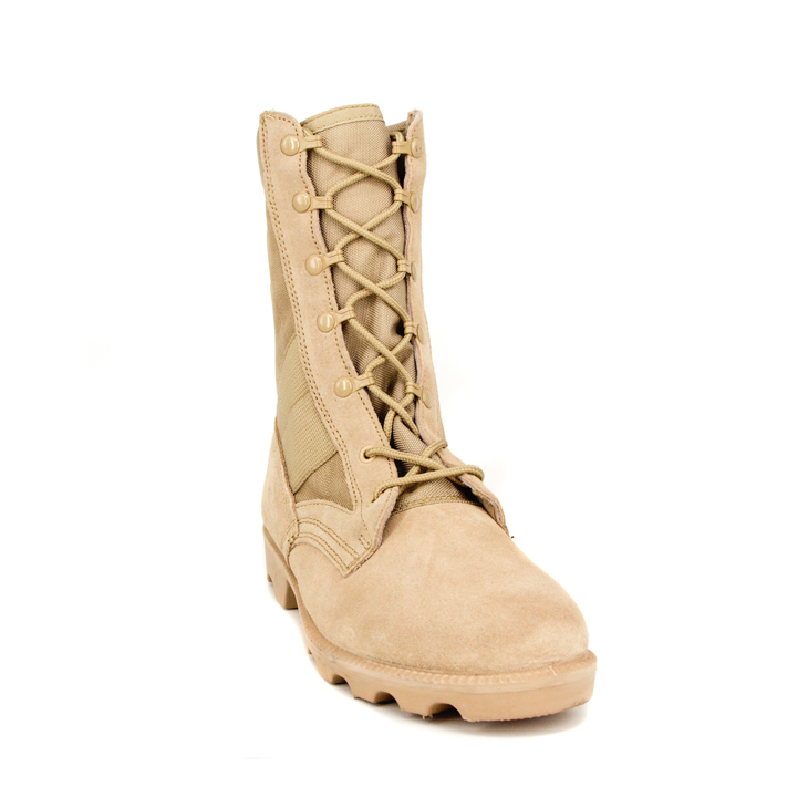 Sole de la mode en caoutchouc Bottes de désert en cuir de vache 7253