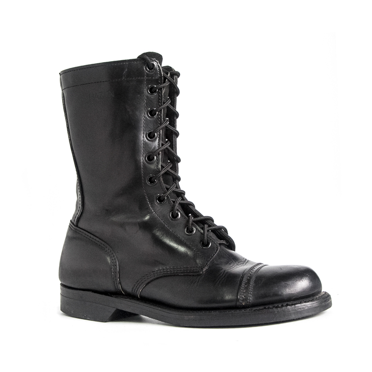 France Kenya Bottes militaires de l'armée brillante Bottes en cuir 6232