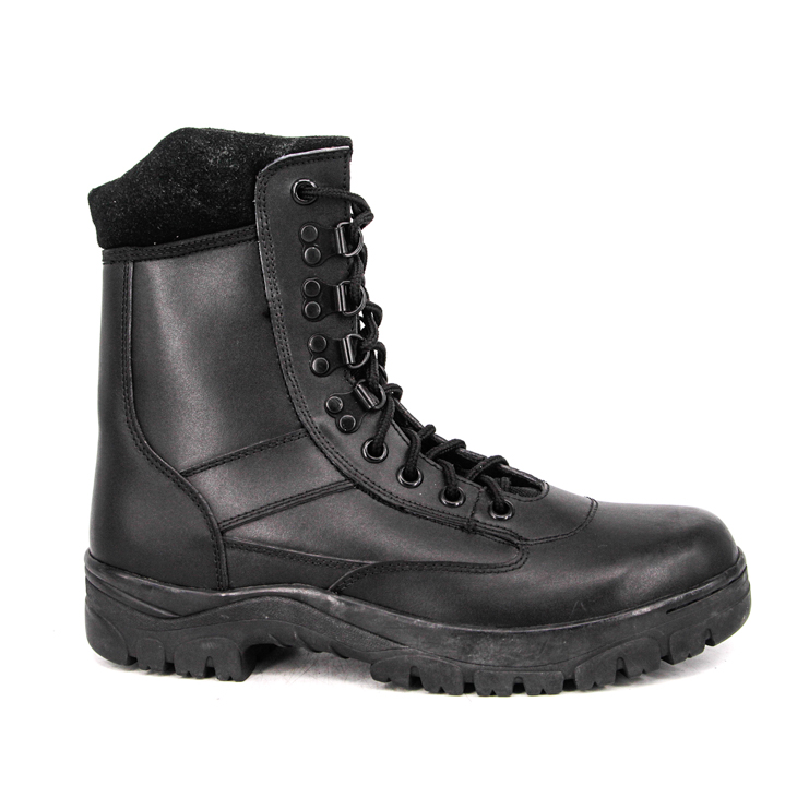 Police coréenne japonaise Bottes en cuir en cuir complet 6249