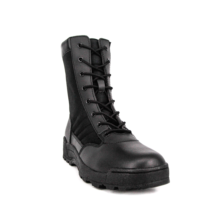 Police britannique zip des orteils militaires bottes tactiques 4252
