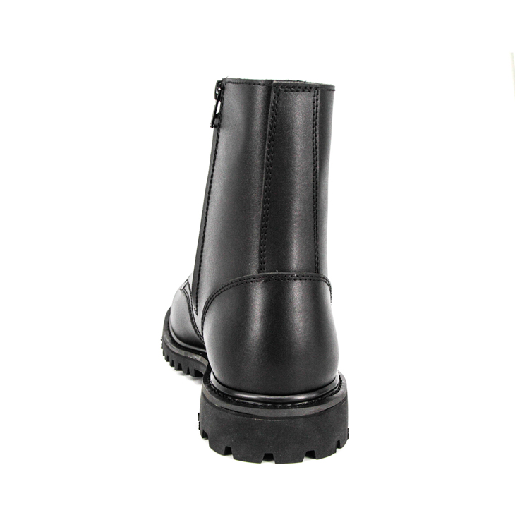 Allemagne dames zipper bureau militaire bottes en cuir complet 6285