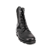 Bottes de jungle de l'armée britannique noire avec fermeture éclair 5204