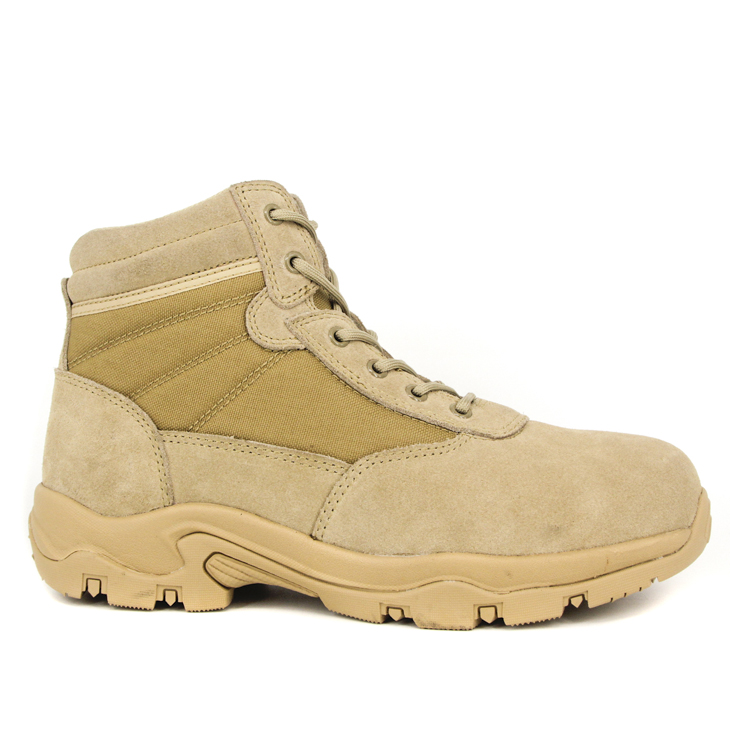 Bottes de désert militaire de sable d'usine 7101