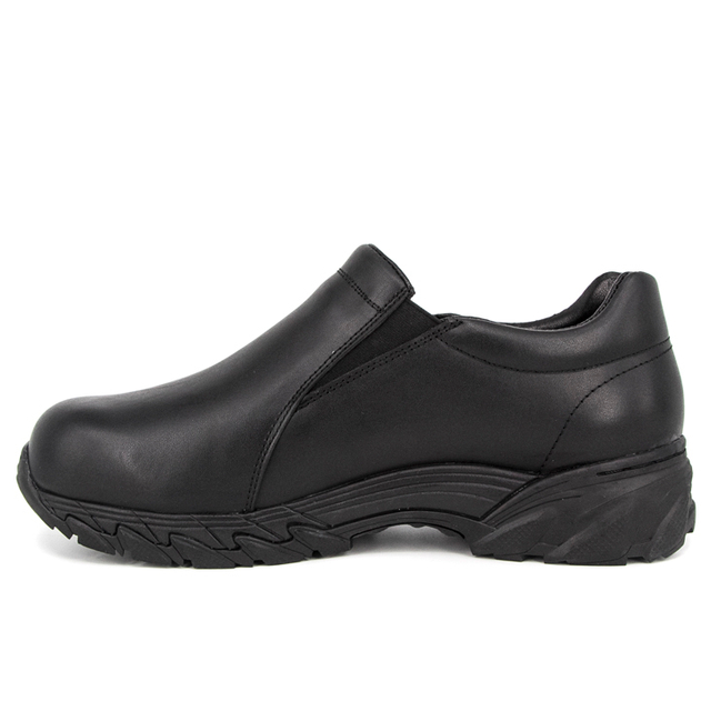 Bottes en cuir militaire masculin authentiques 6112