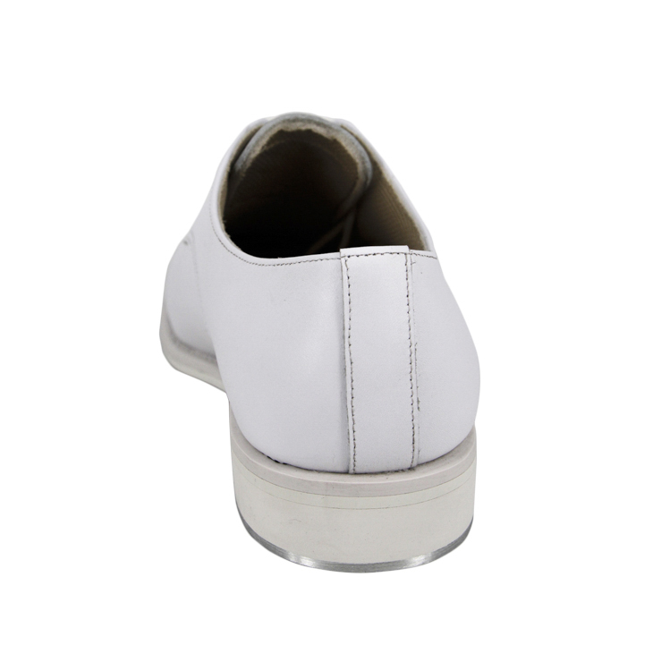 Chaussures de bureau d'Oxford blanc vintage 1274