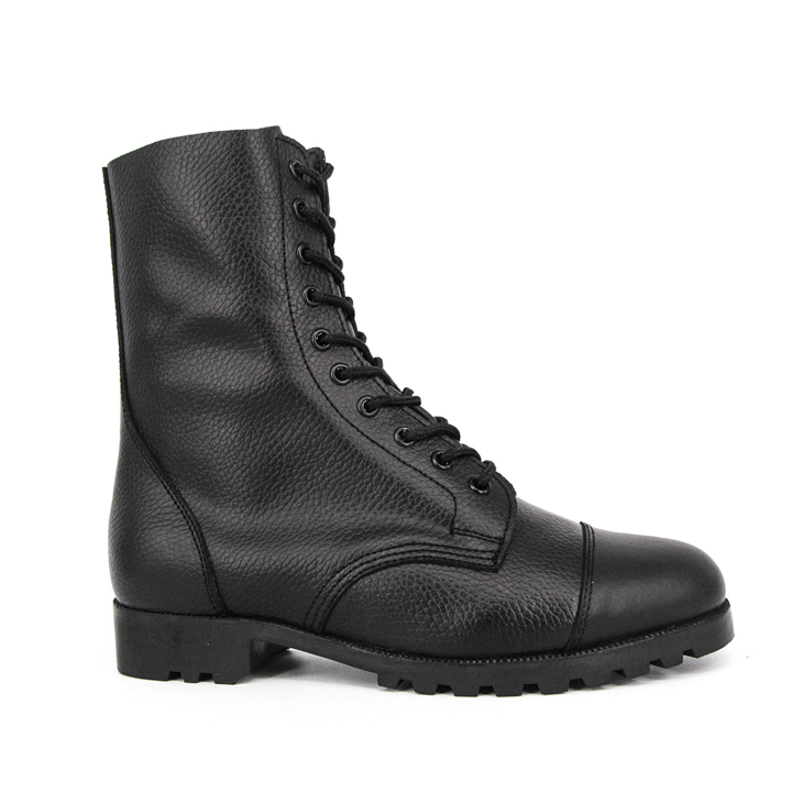 Police d'infanterie de chasse Bottes en cuir complètes 6201