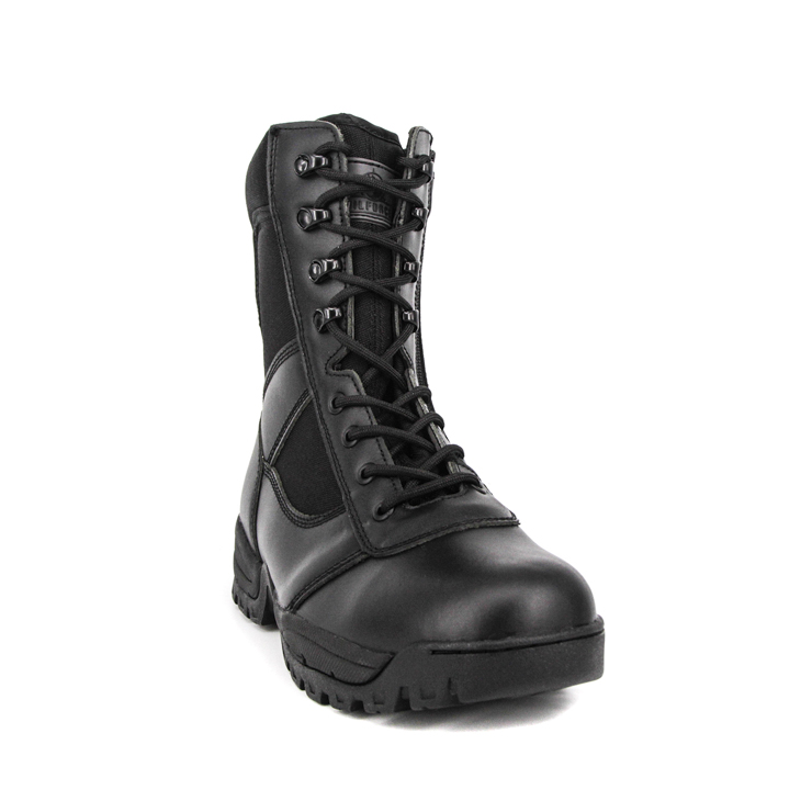 Motorcycle confortable Boots tactiques militaires noirs 4201