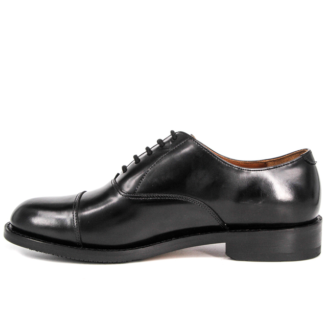Chaussures de bureau à plat noir 1202