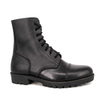 Boots en cuir militaire du bureau des hommes noirs 6120