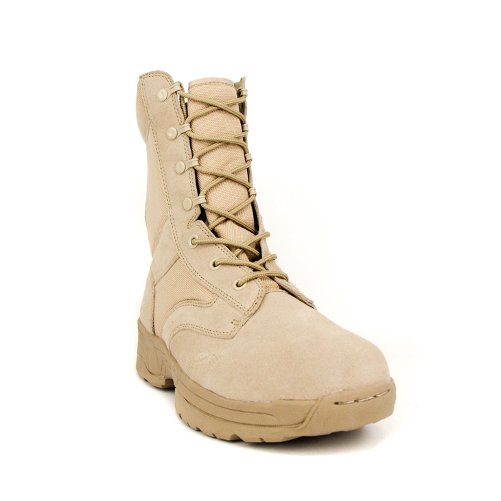 Prix ​​d'usine en stock Bottes de combat militaire de l'armée Bottes désertiques 7260