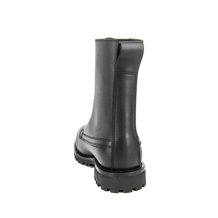 Police britannique travaillant des bottes en cuir complètes 6222