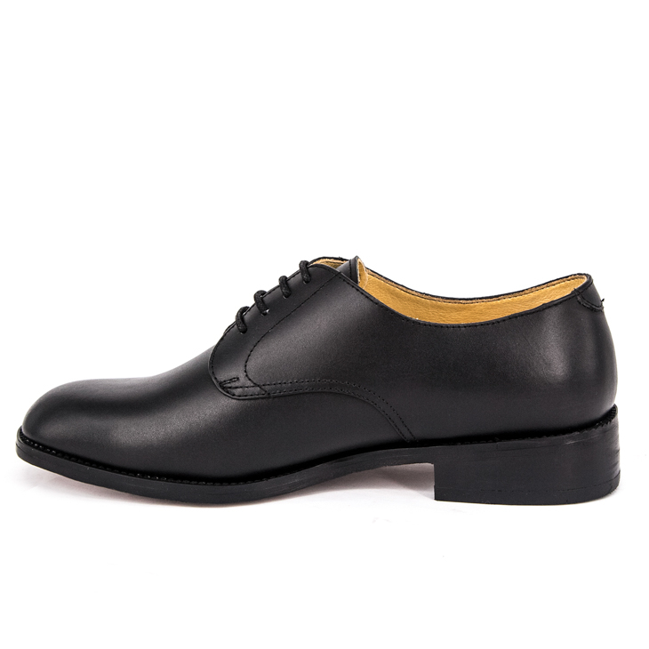 Chaussures de bureau imperméables en cuir noir pour hommes 1211