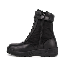 Bottes de chaussures tactiques de combat à la cheville haute avec fermeture éclair 4241