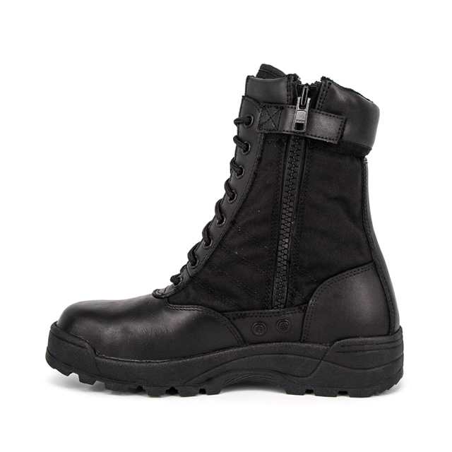 Bottes de chaussures tactiques de combat à la cheville haute avec fermeture éclair 4241