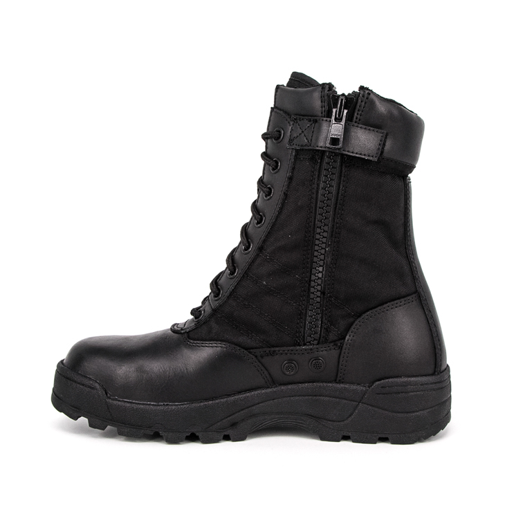 Bottes de chaussures tactiques de combat à la cheville haute avec fermeture éclair 4241