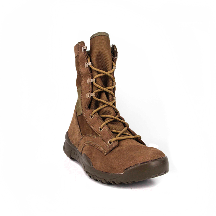 Milforce brun bon prix bottes du désert militaire pour hommes 7273