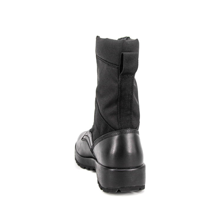 Bottes de jungle tactique en cuir noir de haute qualité 5229