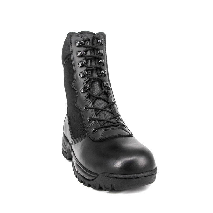 Forces spéciales Motorcycle d'hiver Men noir Boot tactique militaire 4282