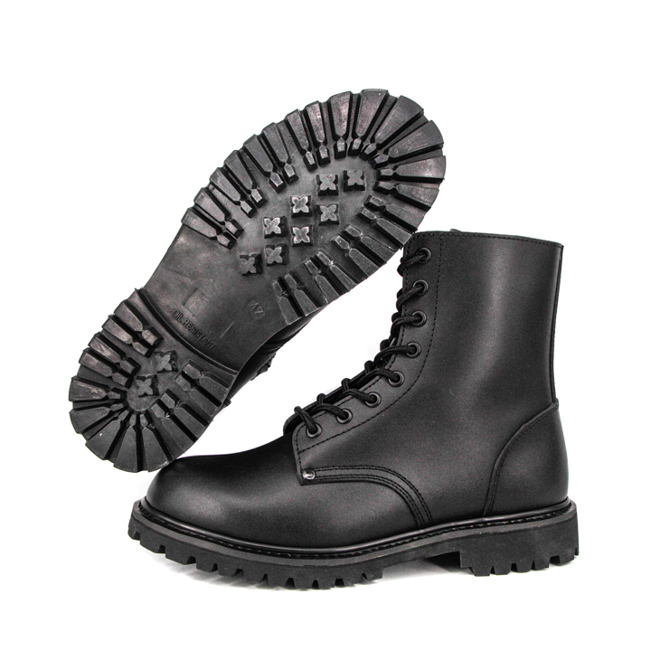 Allemagne dames zipper bureau militaire bottes en cuir complet 6285