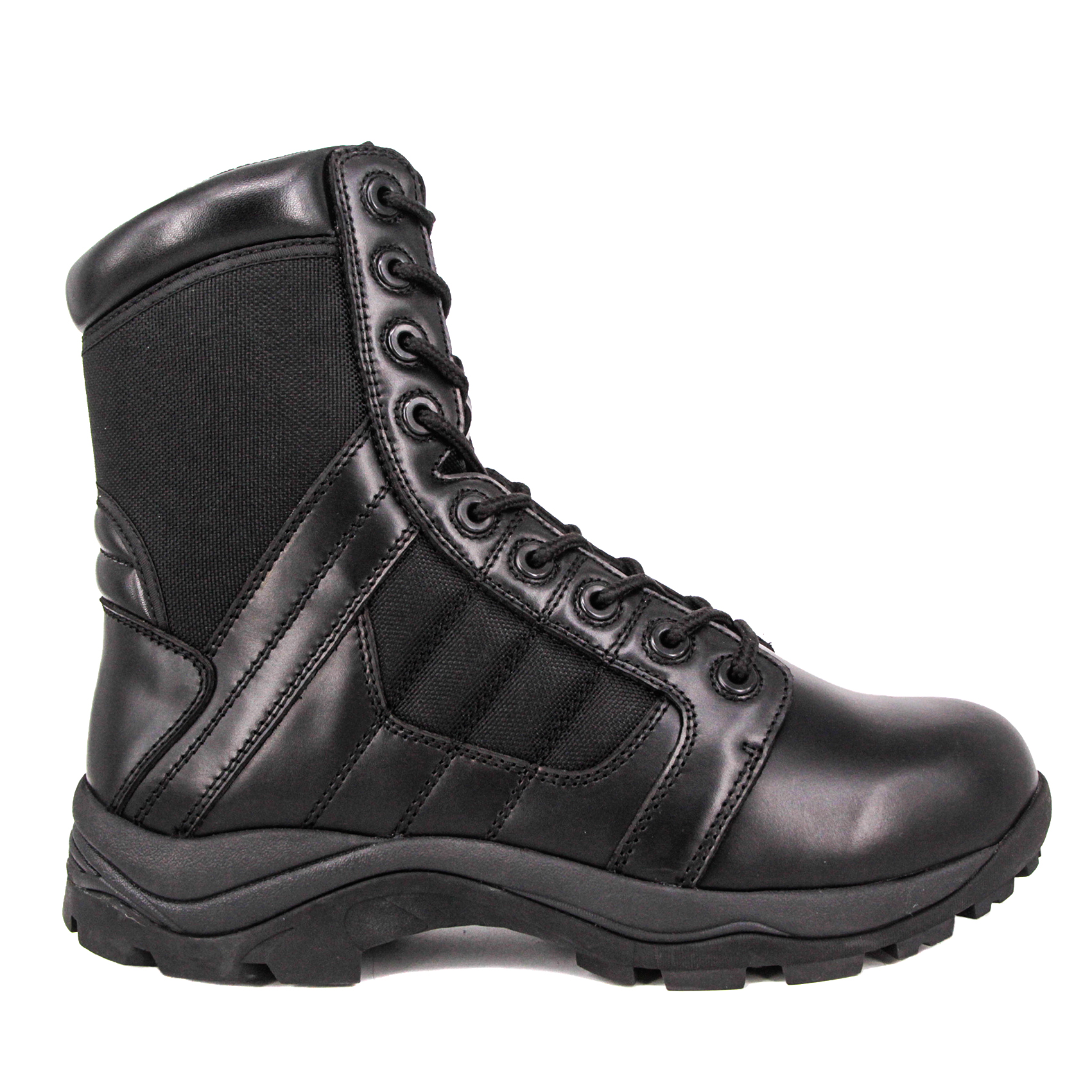 Milforce bottes tactiques en cuir authentiques Bottes de combat de l'armée
