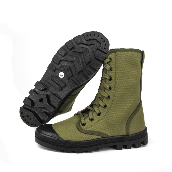 Milforce Boots tactiques de haute qualité Men Boots de sécurité Bottes de toile militaire