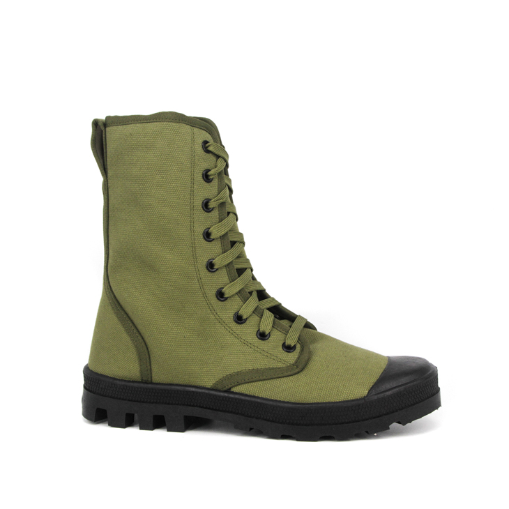 Milforce Boots tactiques de haute qualité Men Boots de sécurité Bottes de toile militaire