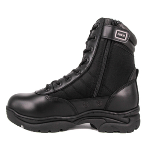 Milforce authentine cuir bottes tactiques bottes armée bottes en cuir militaire 