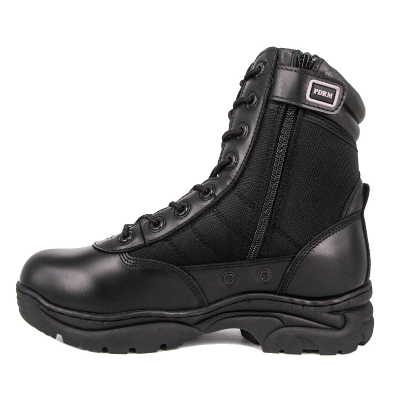 Milforce authentine cuir bottes tactiques bottes armée bottes en cuir militaire 