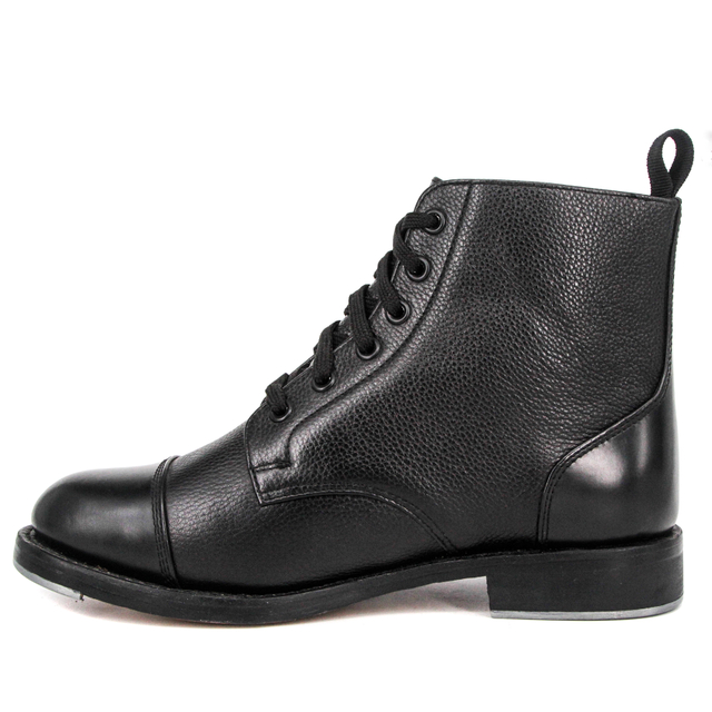 Milforce de haute qualité pas cher Police militaire authentique chaussures en cuir