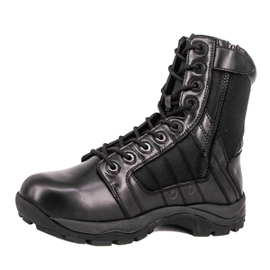 Milforce bottes tactiques en cuir authentiques Bottes de combat de l'armée