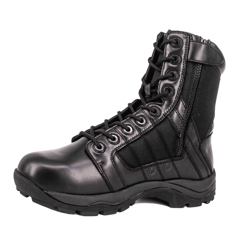 Milforce bottes tactiques en cuir authentiques Bottes de combat de l'armée