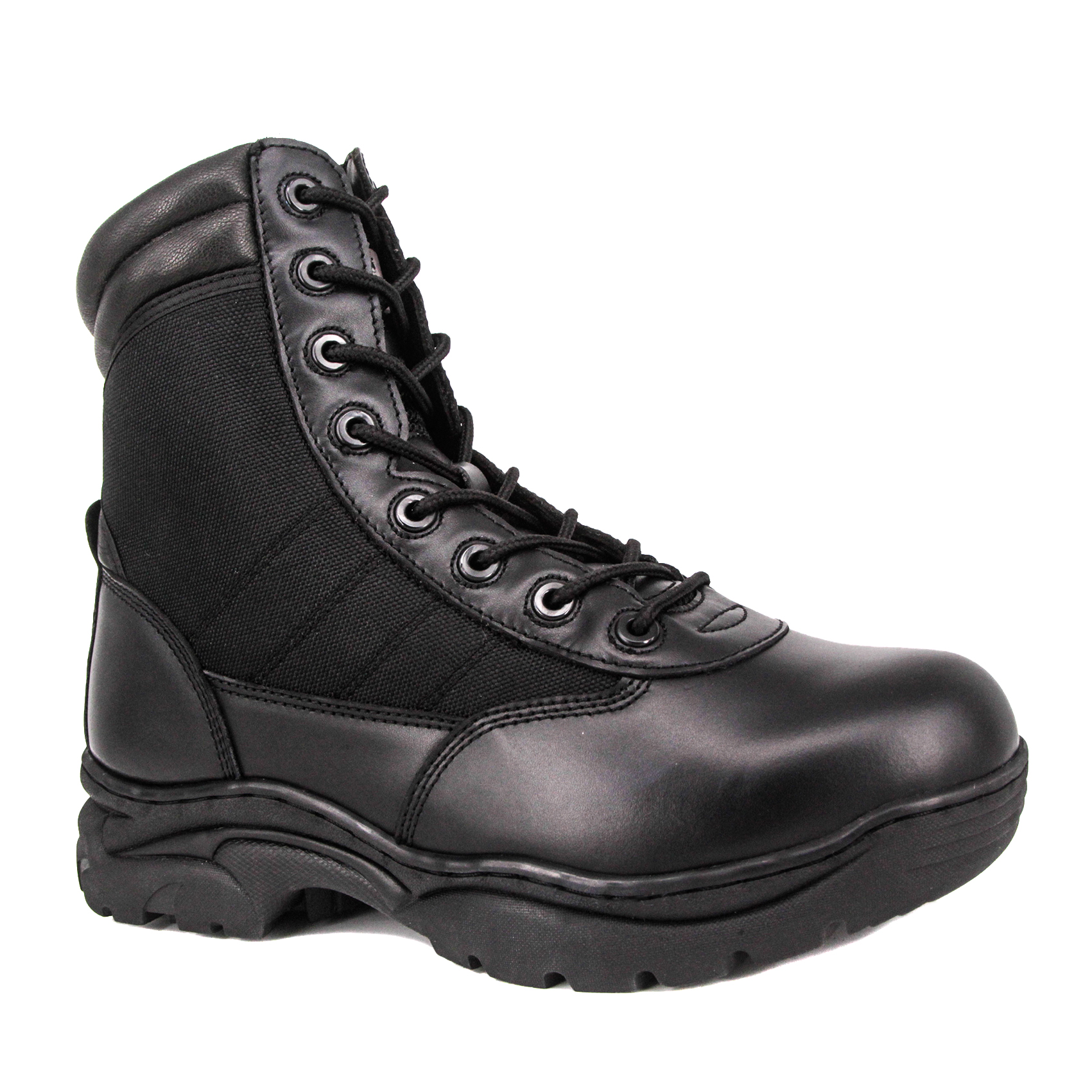 Milforce authentine cuir bottes tactiques bottes armée bottes en cuir militaire 