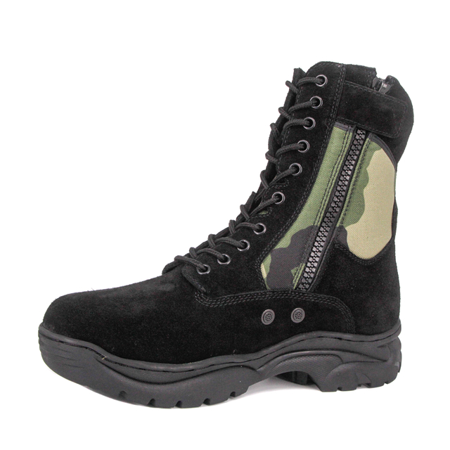 Milforce bottes tactiques en cuir authentiques bottes de la jungle de l'armée