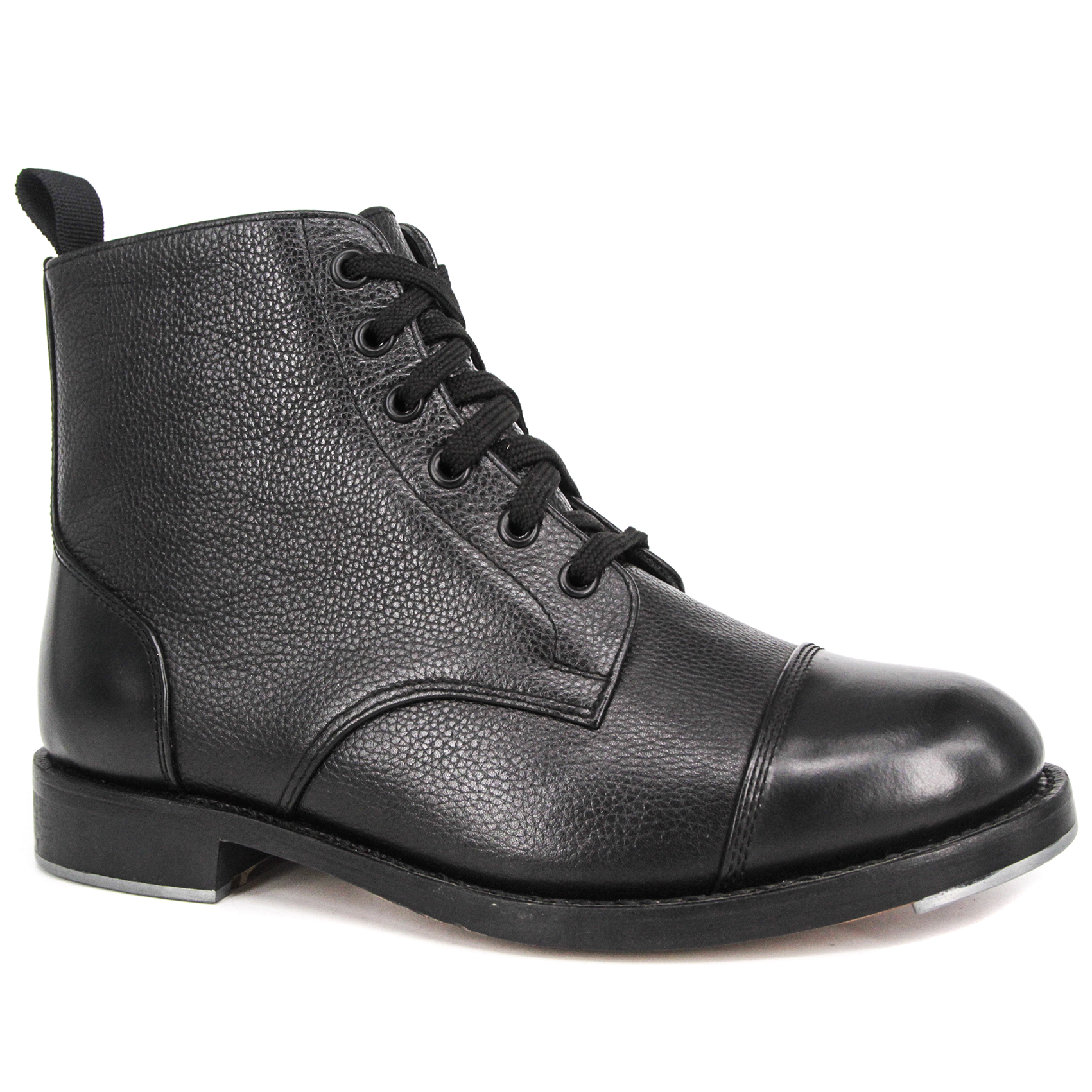 Milforce de haute qualité pas cher Police militaire authentique chaussures en cuir