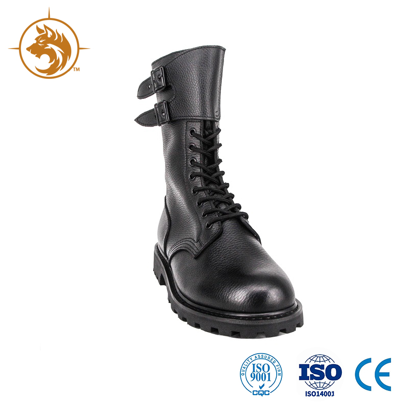 Bottes de cuir militaire de lutte contre l'infanterie de France 