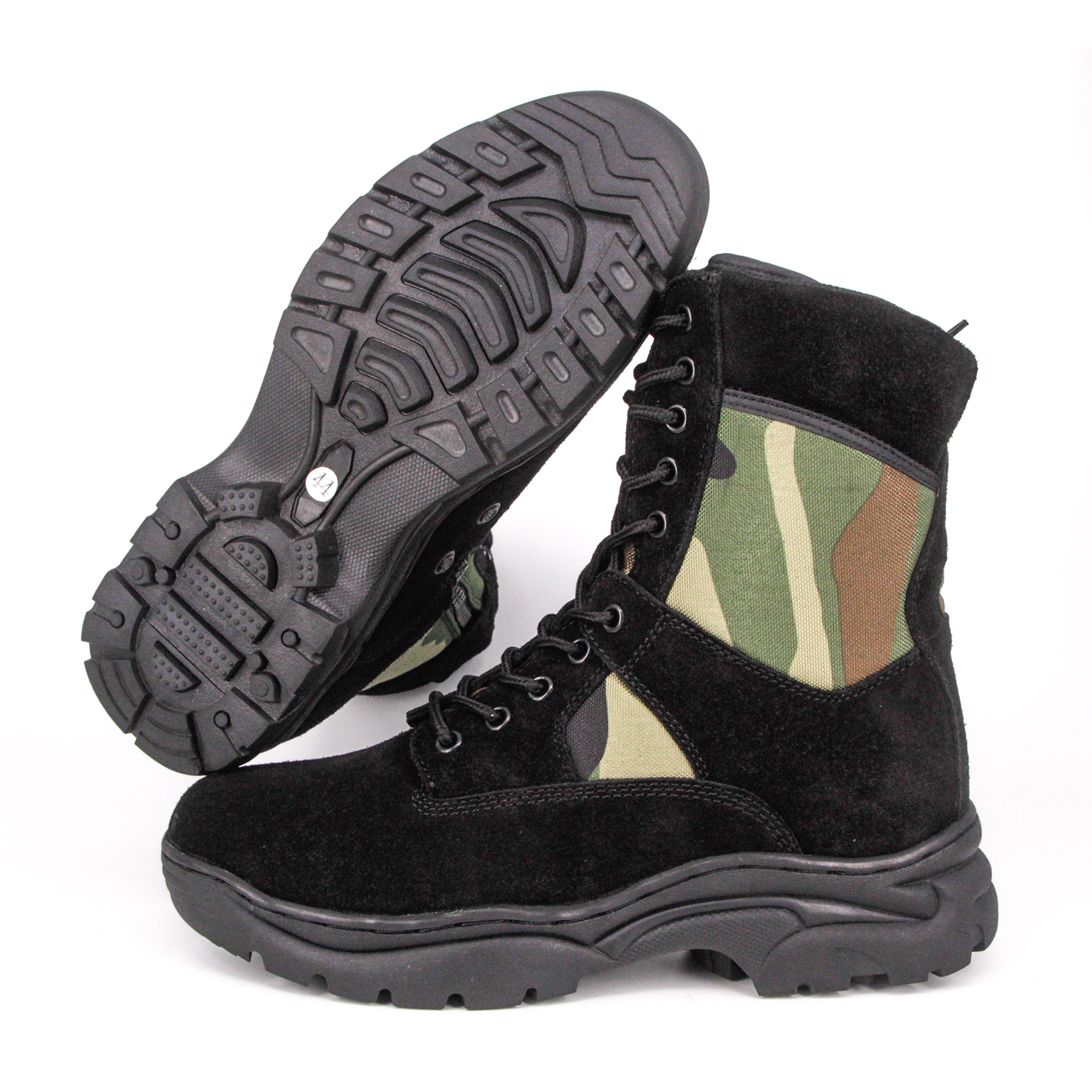 Milforce bottes tactiques en cuir authentiques bottes de la jungle de l'armée