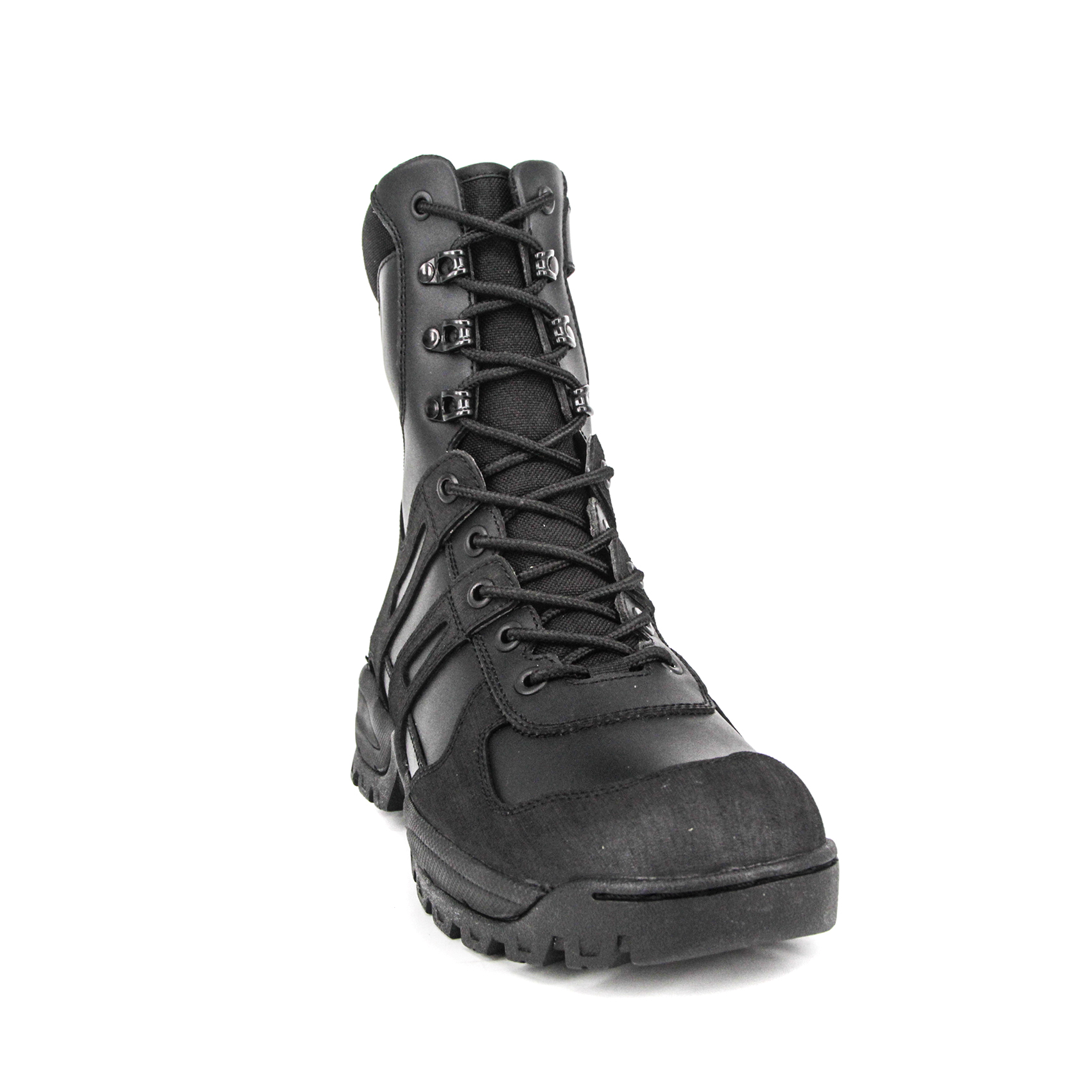 Milforce Chaussures de sécurité de police militaire bon marché de haute qualité
