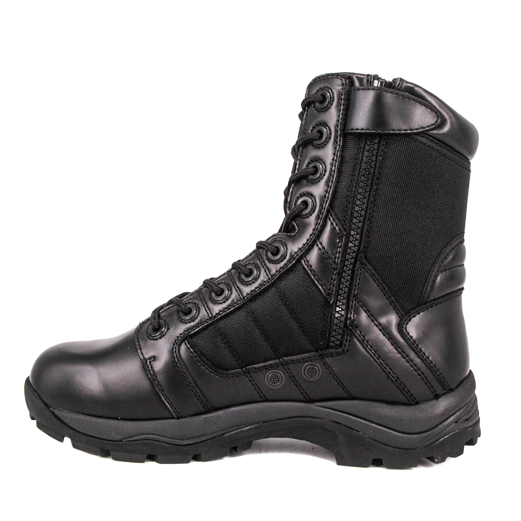 Milforce bottes tactiques en cuir authentiques Bottes de combat de l'armée