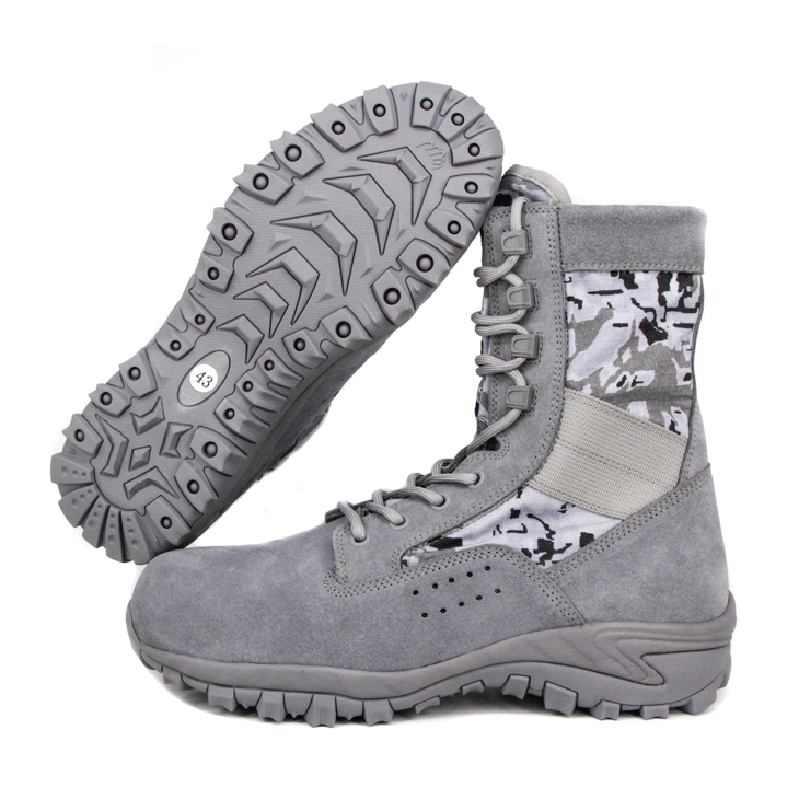 Bottes de jungle militaire à orteil gris 5239