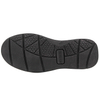 Chaussures de bureau de gentleman noir et rouge 1289